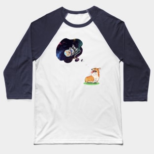 Corgi's Big Dream Baseball T-Shirt